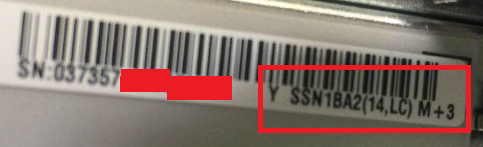 OSN3500传输设备SSN1BA2单板从条码信息读单板指标